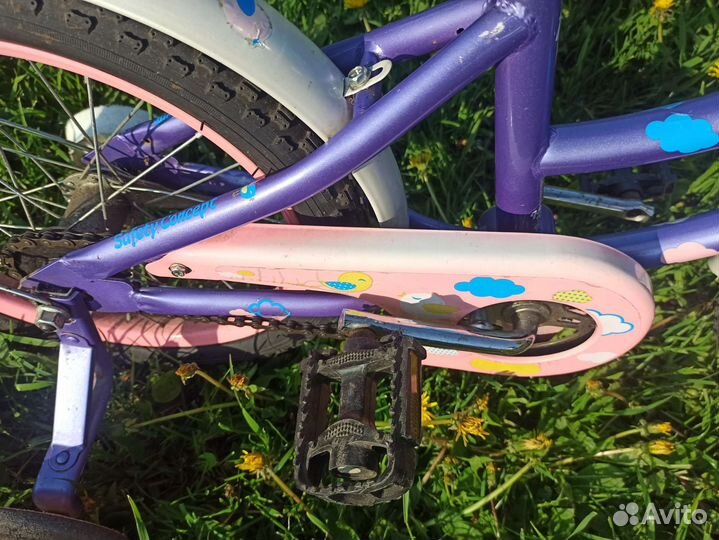 Велосипед stern для девочки с ручкой