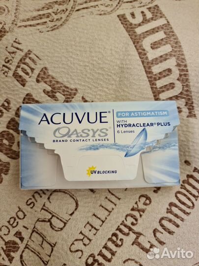 Линзы контактные acuvue oasys астигматизм
