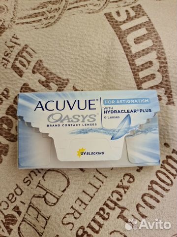 Линзы контактные acuvue oasys астигматизм