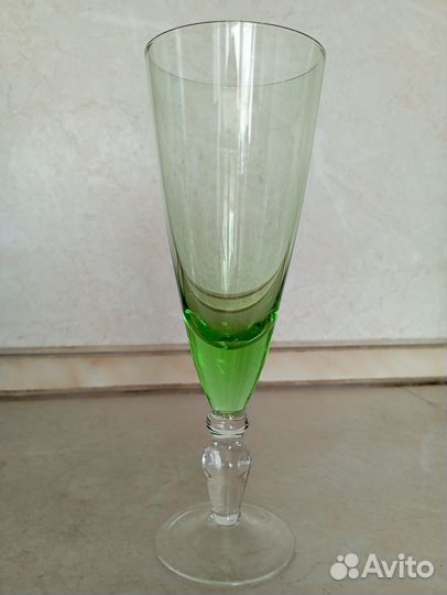Бокалы из цветного стекла СССР, стеклозавод неман