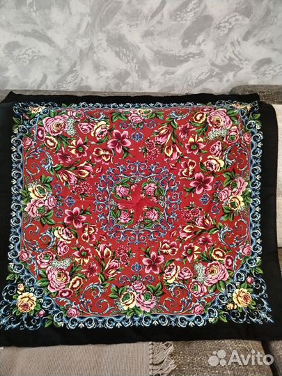 Павловопосадский платок СССР шерсть