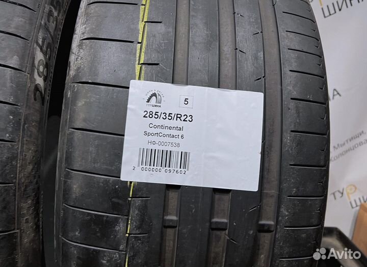 Continental SportContact 6 285/35 R23 94Y