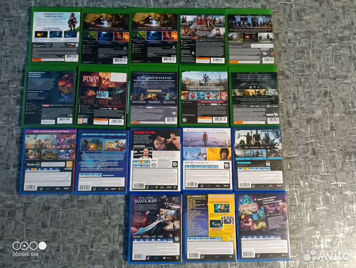 Диски на Xbox One и PS4