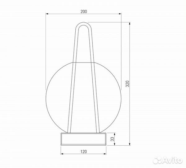 Настольная лампа декоративная Eurosvet Frasco 80507/1 латунь
