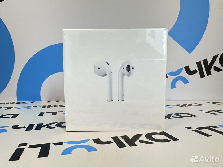 AirPods 2 с зарядным футляром + чехол в подарок