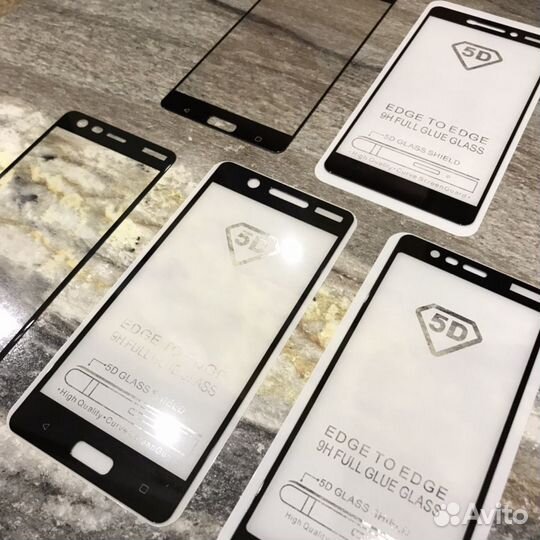 Защитное стекло 3D для Nokia