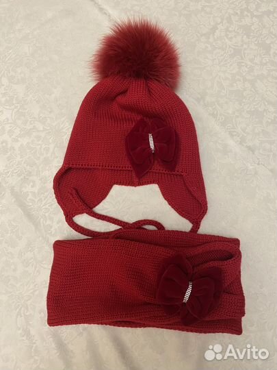 Joli Bebe Шапка и снуд для девочки