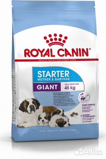 Royal canin giant starter 18 кг