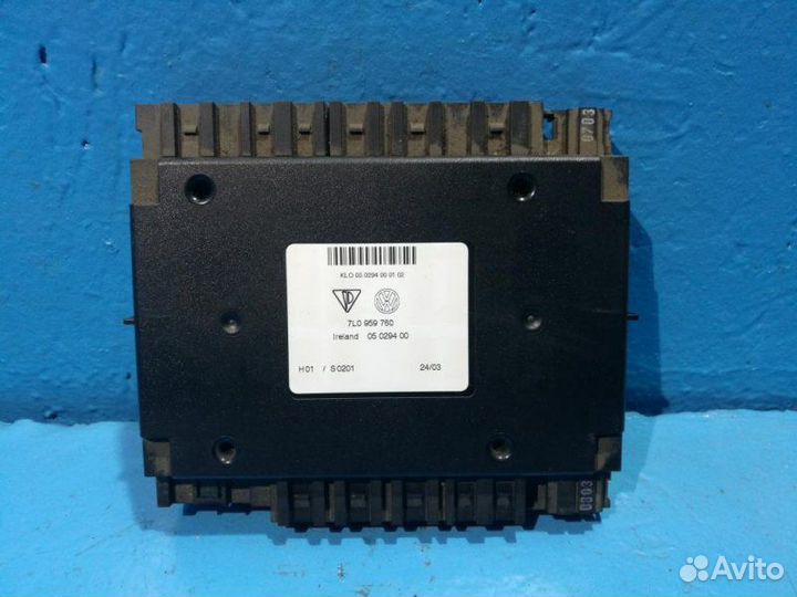 Блок электронный Фольксваген Туарег 7L 3.2 BAA