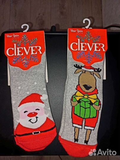 Носки-подарок тёплые 18-20р