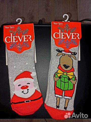 Носки-подарок тёплые 18-20р