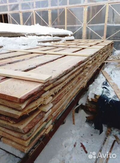 Доска необрезная лиственница