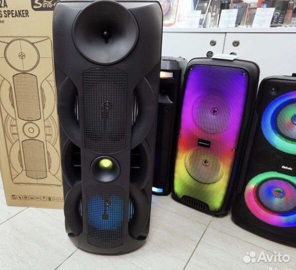 Большая колонка почти метр новая мощная