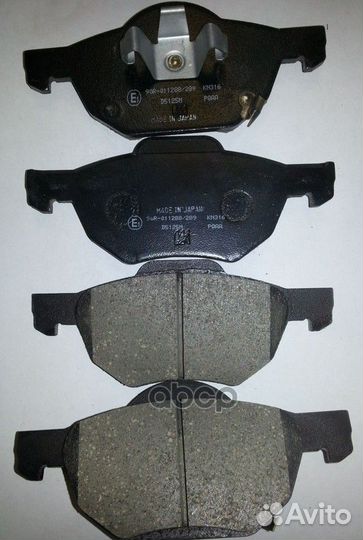 D5125M колодки дисковые передние Honda Accord