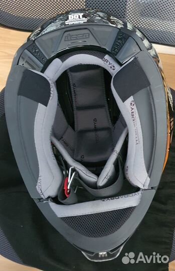 Мото шлем интеграл Icon Airflite Uncle Dave