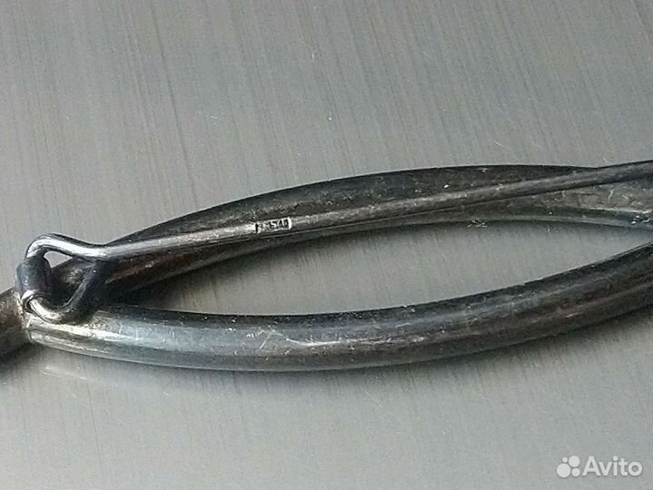 Брошь серебро 916