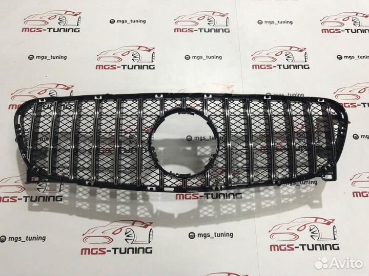 Решетка на Mercedes GLA GT Style Black 13-16г