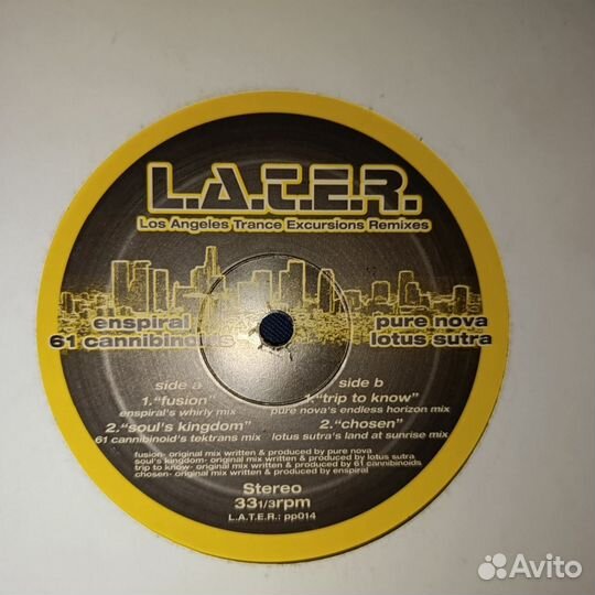 Винил Los Angeles Trance Excursions Remixes