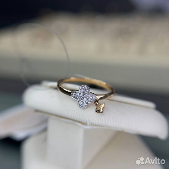 Золотое женское кольцо 585 золото