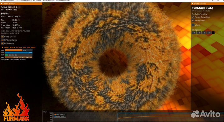 Видеокарта GTX 1650 Super