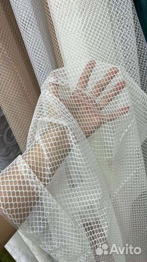 Тюль новый сетка любая ширина