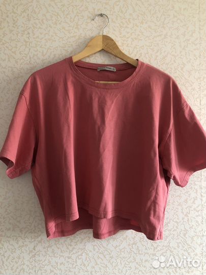 Футболка женская укороченная