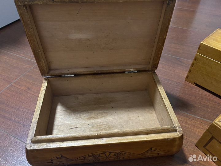 Деревянные шкатулки СССР