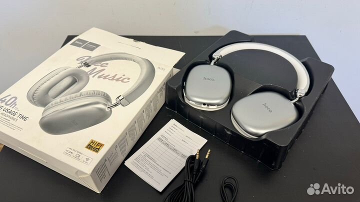 Беспроводные накладные наушники hoco W35