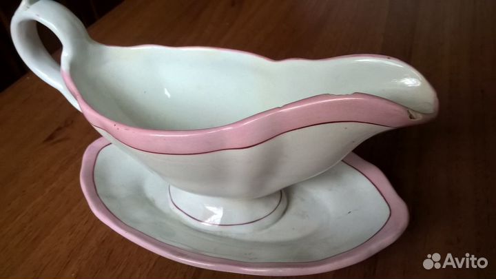 Фарфор Кузнецова, соусник начало 20 века