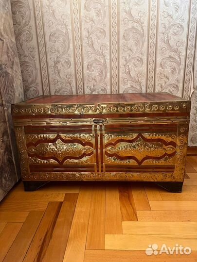 Сундук деревянный старинный СССР кюбюр