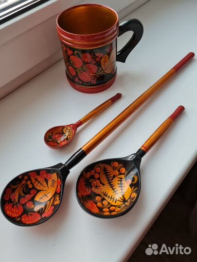 Посуда хохлома