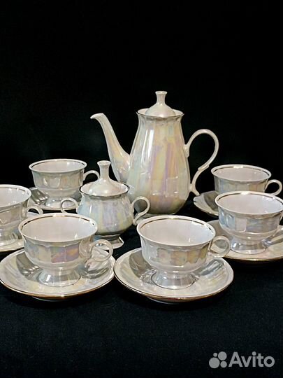 Чайно кофейный сервиз Перламутр