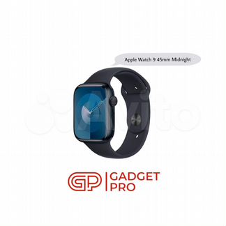 Apple Watch 9 45mm Midnight Sport Band