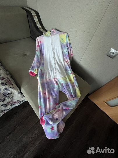 Пижама кигуруми взрослая единорог