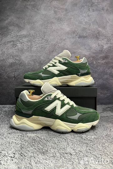 Кроссовки New balance 9060 green LUX качество