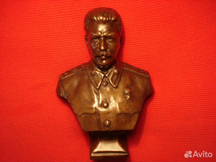 Бюст Сталин 1947г Бронза Винтаж Редкий