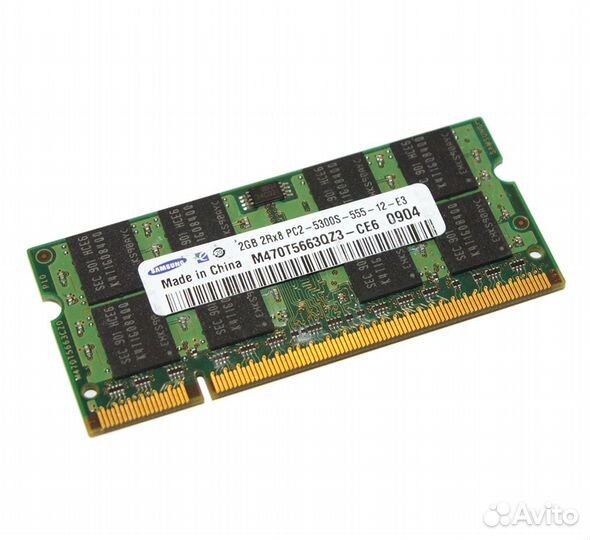 Модуль памяти для ноутбука DDR2 2 GB