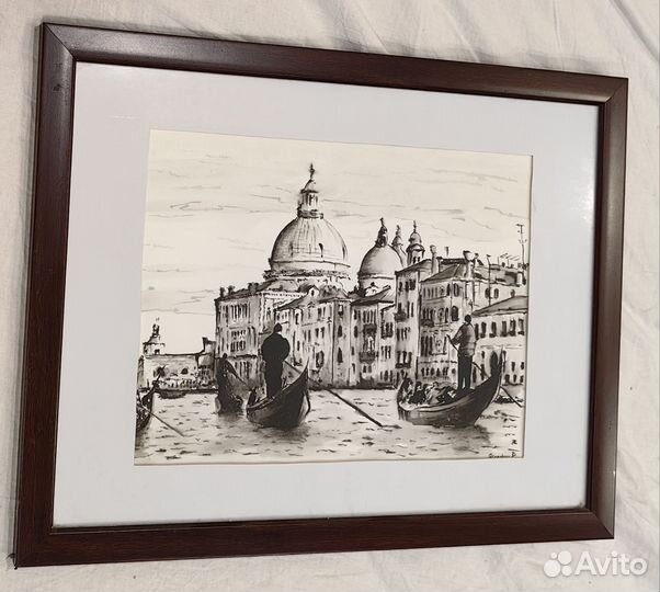 Картина Венеция акварель