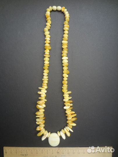 Бусы янтарные времен СССР