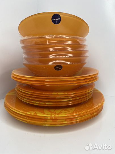 Luminarc Lily Flower Набор посуды 22 предмета