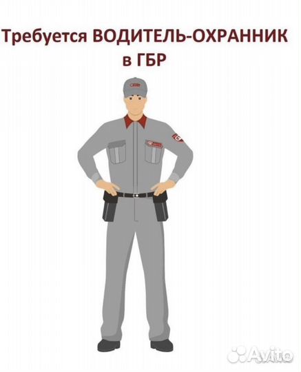Охранник водитель гбр