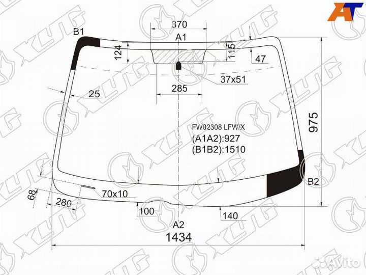 Лобовое стекло на Mazda 6 02-08г