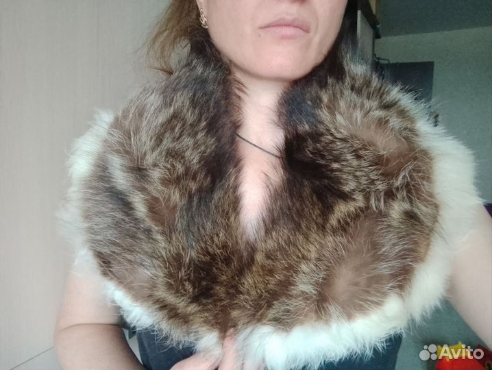 Воротник натуральный мех
