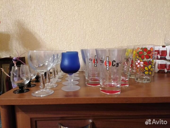 Рюмки, бокалы, стаканы