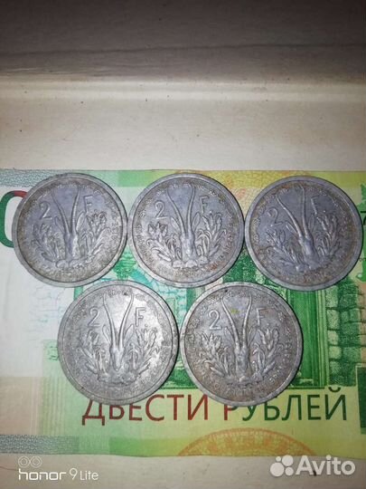 Французская Экваториальная Африка 2 франка 1948год