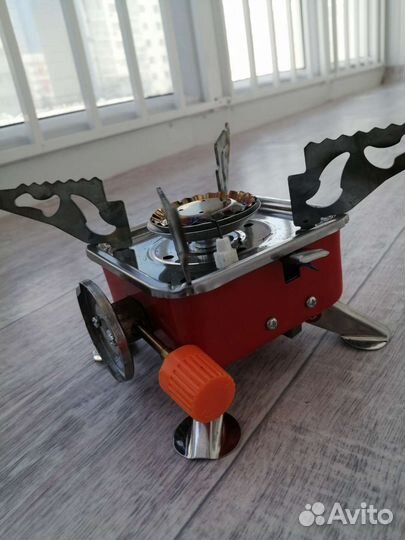 Плитка газовая туристическая под газовый баллон