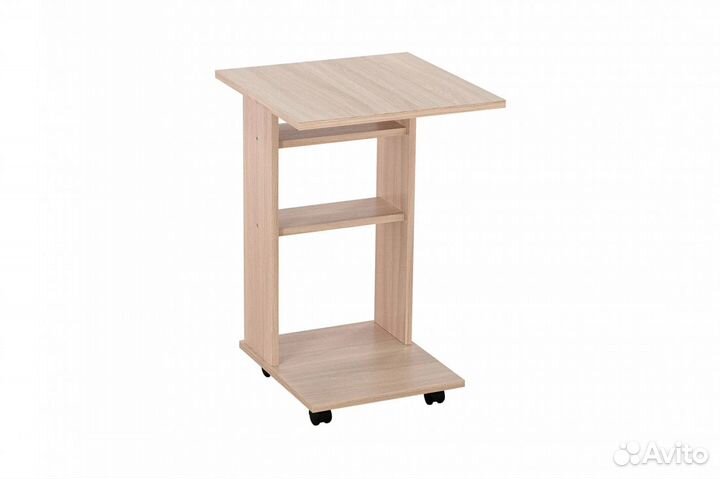 Столик прикатной Норд шимо светлый 450х450х685 мм