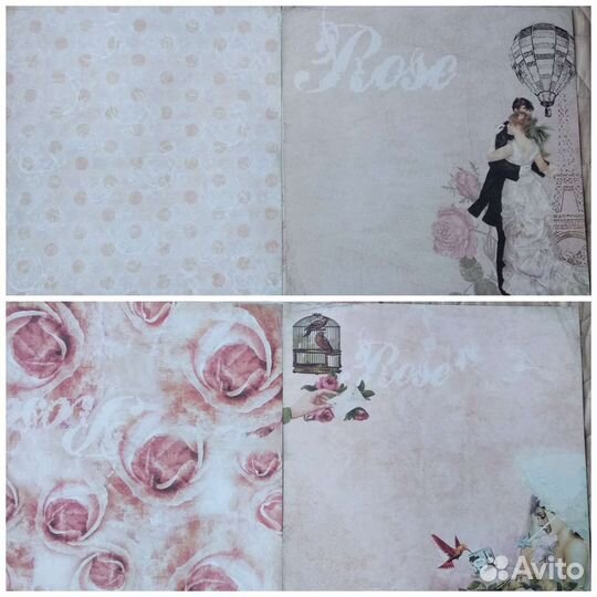 Бумага для скрапбукинга набор для цветов бумажных
