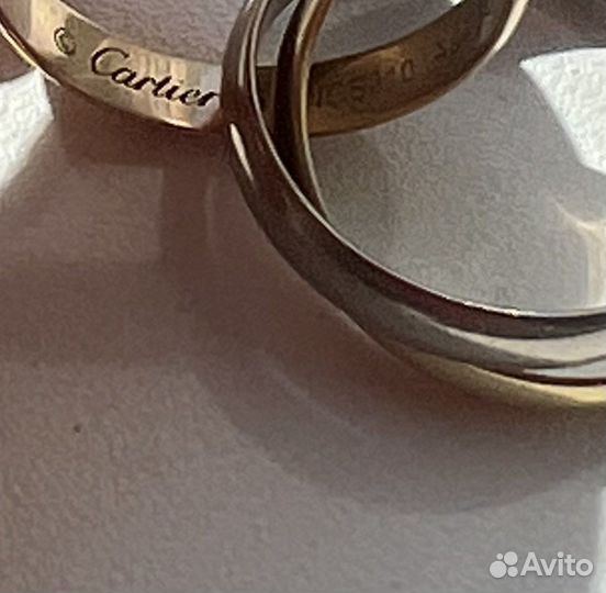 Cartier trinity кольцо оригинал