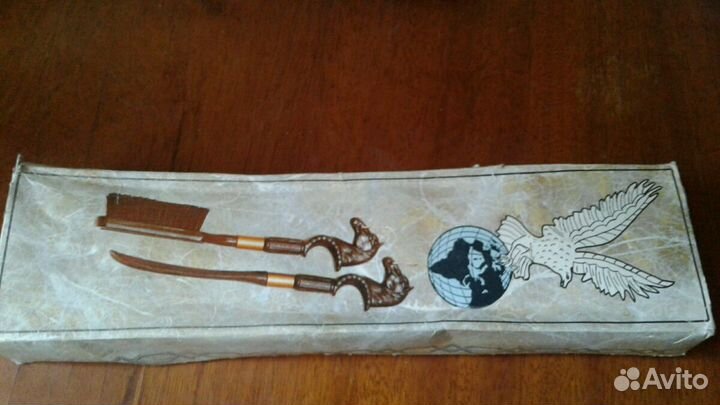 Щетка и ложка для обуви. Лошадь.Набор ссср.Винтаж